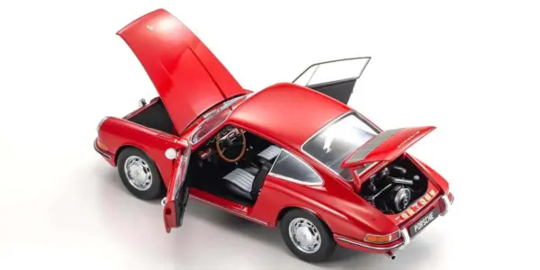 Kyosho 1:18 Porsche 911 2.0 (901) 1964 Signal Red – view 4
