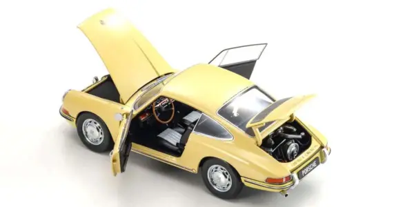 Kyosho 1:18 Porsche 911 2.0 (901) 1964 Champagne Yellow – view 4