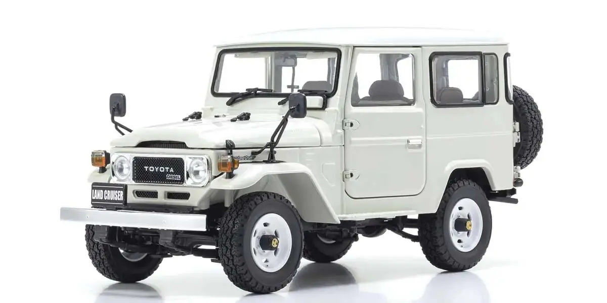 Kyosho 1:18 Toyota Land Cruiser 40 Van (BJ42V) 1980 White – RC Cars
