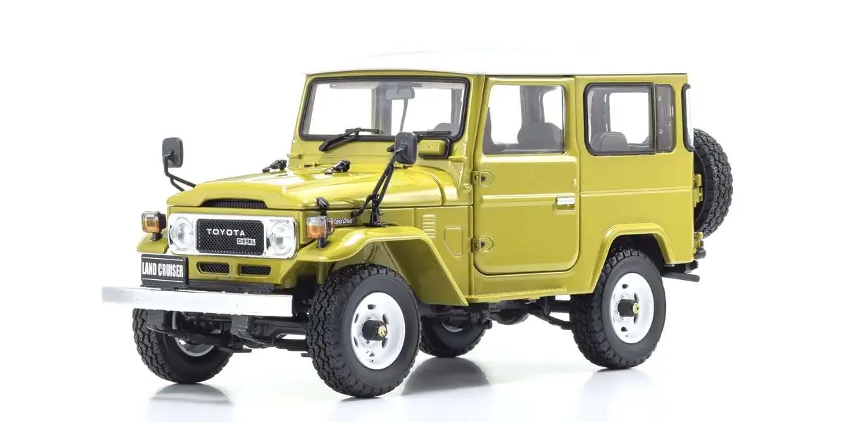 Kyosho 1:18 Toyota Land Cruiser 40 Van (BJ42V) 1980 yellow – RC Cars