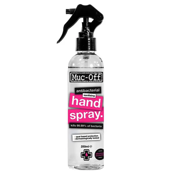 Muc-Off Antibacterial Sanitising Hand Spray 250ml – RC Cars