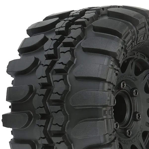 Proline Interco TSL Sx Super Swamper 2.8" Tyres on Raid 6x30 BLK Wheels – RC Cars