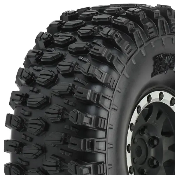 Proline Hyrax 1.9" G8 Tyres on Impulse BLK/Silv B/Lock Wheels – RC Cars