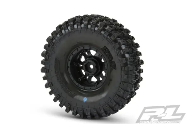 Proline Hyrax 1.9" G8 Tyres on Impulse BLK/Silv B/Lock Wheels – view 2