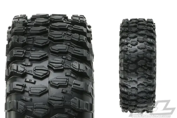 Proline Hyrax 1.9" G8 Tyres on Impulse BLK/Silv B/Lock Wheels – view 3