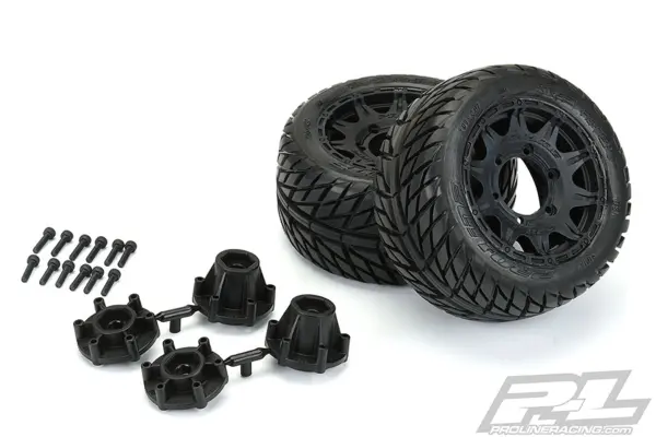 Proline Street Fighter 2.8" BLK Raid 6x30 Rem. Hex Wheels – view 4