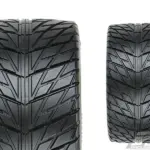 Proline Street Fighter 3.8" Belted Tires Mounted on Raid Black Wheels 8x32 Hex 17mm – RC Cars