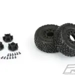 Proline Icon Sc 2.2/3.0" M2 Tyres on Raid 6x30 Black Wheel – RC Cars