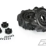 Proline Dumont Paddle Sc Tyres on Black Raid 6x30 Wheel Slash – RC Cars