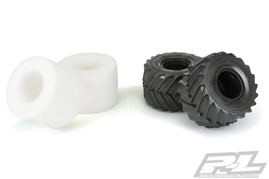 Proline Demolisher 2.6"/3.5" All Terrain Tyres for Losi LMT – RC Cars