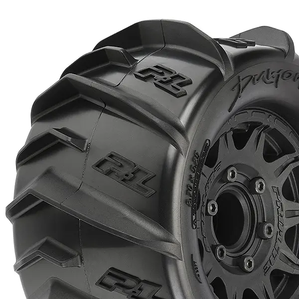 Proline Dumont 2.8" Sand Tyres Raid BLK 6x30 R/Hex 12mm Wheel – RC Cars
