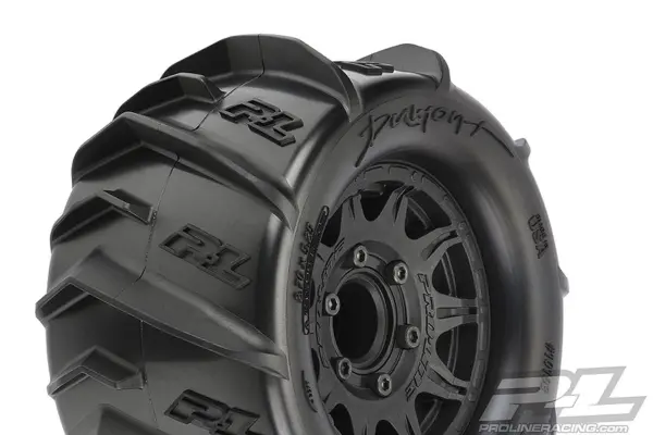 Proline Dumont 2.8" Sand Tyres Raid BLK 6x30 R/Hex 12mm Wheel – view 2