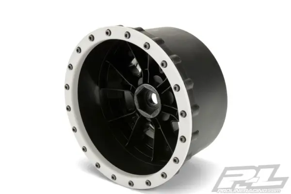 Proline Impulse Pro-Loc Black Wheels W/Grey Ring Xmaxx (F/R) – view 3