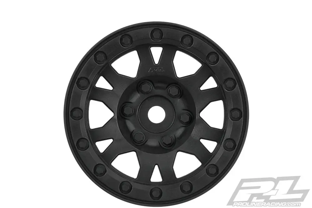 Proline Impulse 1.9" Black Plastic Internal Beadloc Wheel – RC Cars
