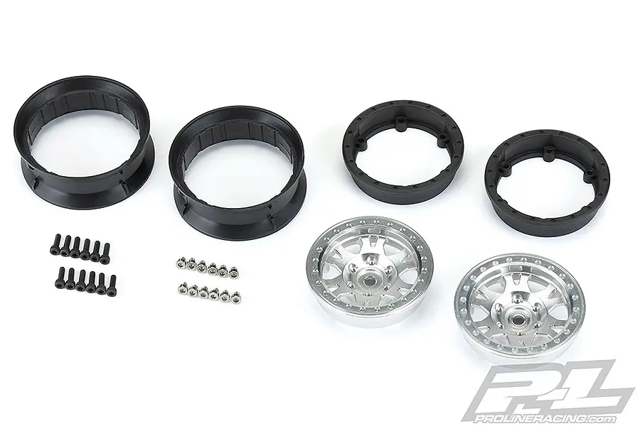 Proline Impulse 1.9" Alum. Comp. Internal Bead-Loc Wheels – RC Cars