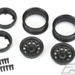 Proline Keystone 1.55" Black Plastic Internal Bead-Loc Wheel – RC Cars