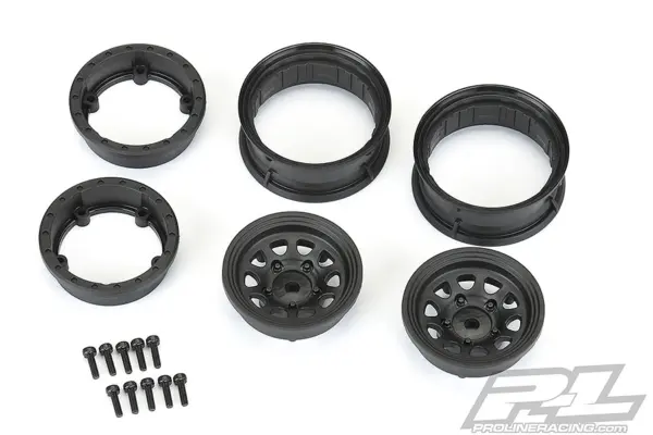 Proline Keystone 1.55" Black Plastic Internal Bead-Loc Wheel – view 4