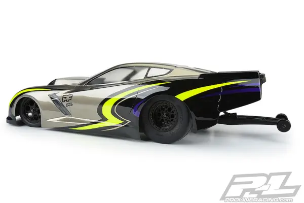 Proline Showtime Front 2.2/2.7 Black Wheels Hex Drag Car – view 4