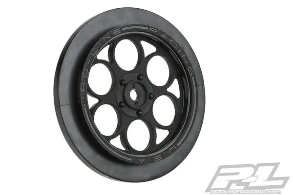 Proline Showtime Front 2.2/2.7 Black Wheels Hex Drag Car – view 5