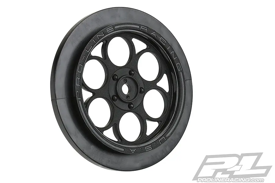 Proline Showtime Front 2.2/2.7 Black Wheels Hex Drag Car – RC Cars