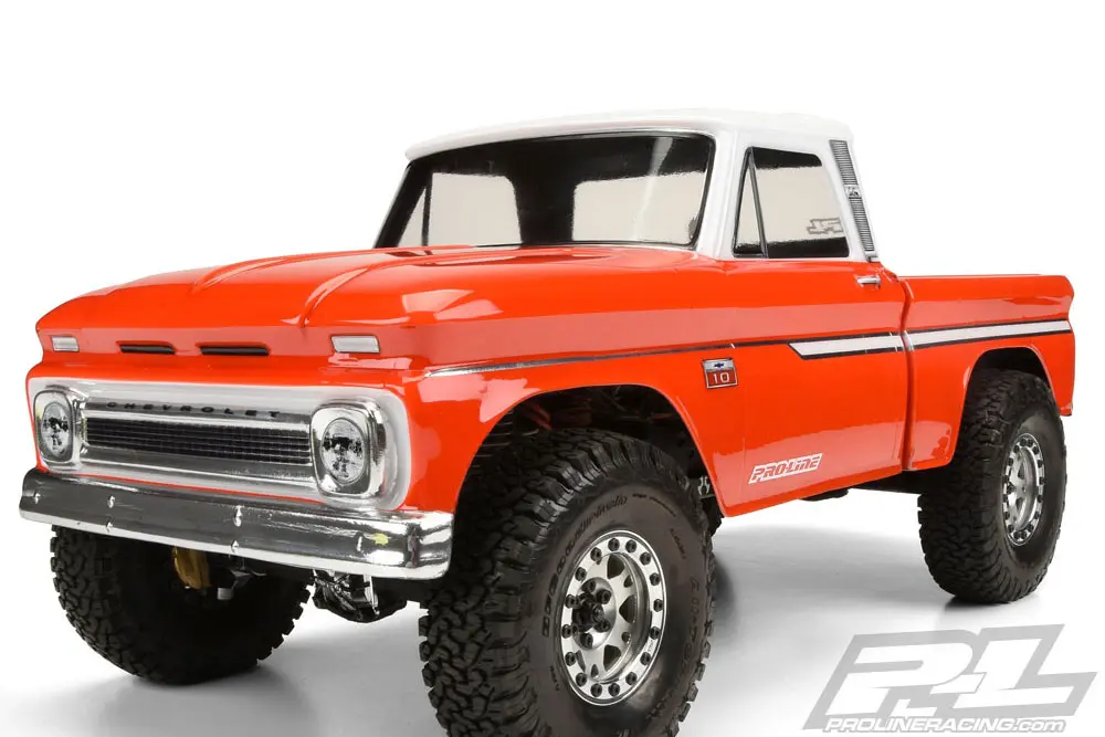 Proline 1966 Chevrolet C-10 Clear Body (Cab+bed) Scx10 313 – RC Cars