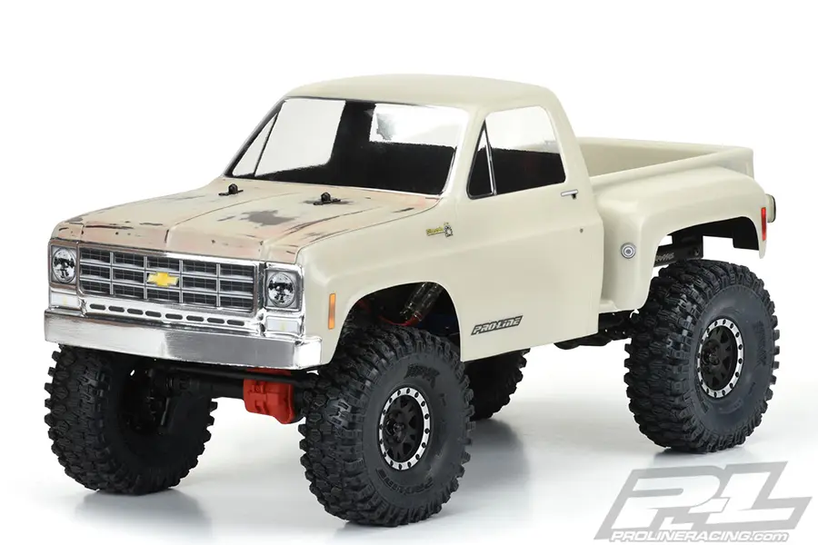 Proline 1978 Chevy K-10 Clear Body Cab&bed Crawler 313mm Wb – RC Cars