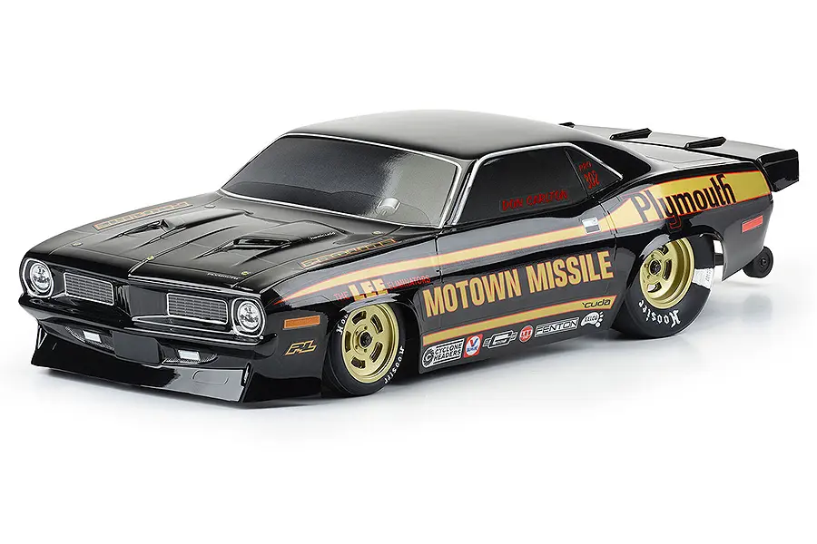 Proline 1972 Plymouth Barracuda Motown Missile Tough Black – RC Cars