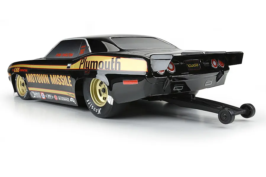 Proline 1972 Plymouth Barracuda Motown Missile Tough Black – RC Cars