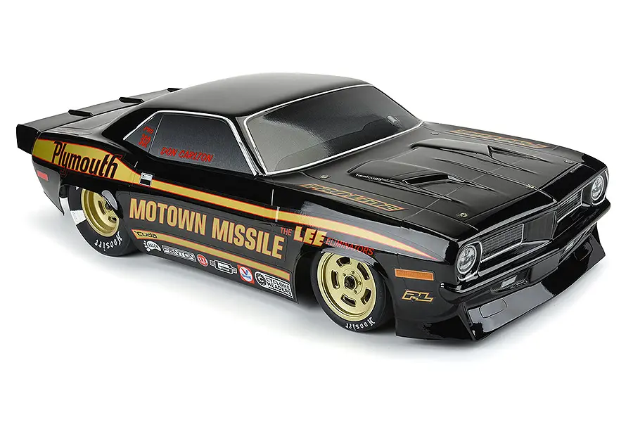 Proline 1972 Plymouth Barracuda Motown Missile Tough Black – RC Cars