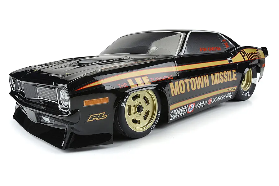Proline 1972 Plymouth Barracuda Motown Missile Tough Black – RC Cars