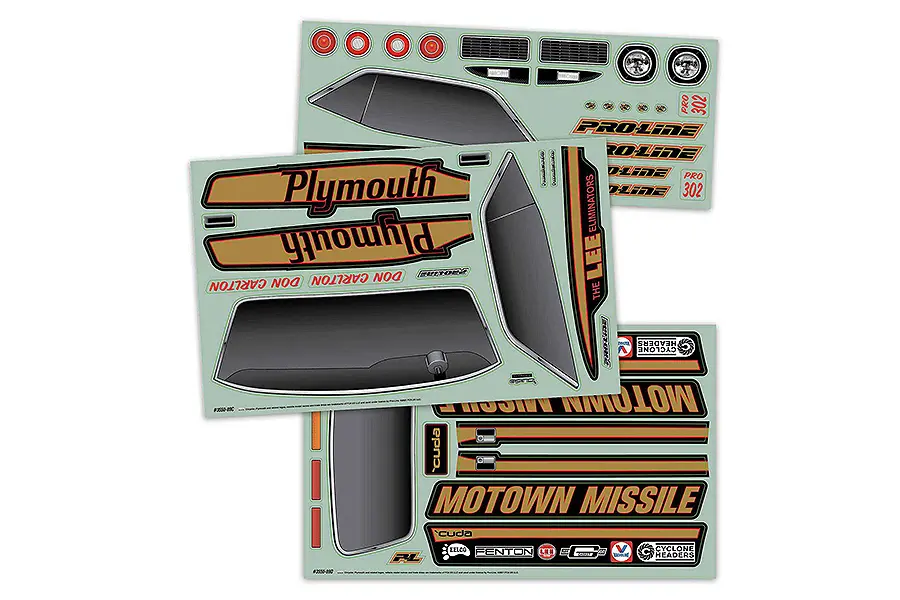 Proline 1972 Plymouth Barracuda Motown Missile Tough Black – RC Cars