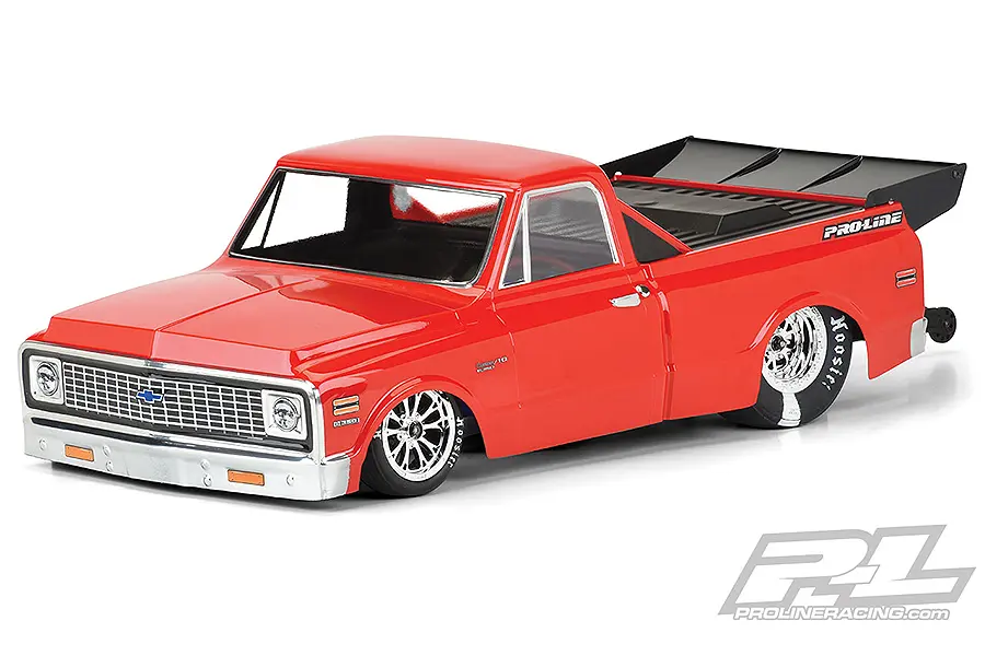Proline 1972 Chevy C-10 Clear Drag Body for 2wd Drag Truck – RC Cars
