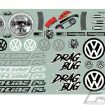 Proline Volkswagen Drag Bug 1/10 Clear Body for Drag – RC Cars