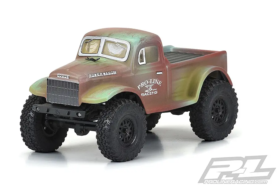 Proline 1946 Dodge Power Wagon Clear Body for Scx24 Jlu – RC Cars