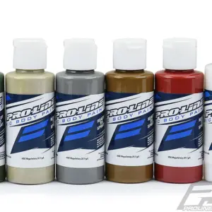 Proline Rc Body Paint Military Colour Set (Green/Sand/Grey/Earth/Mars/Clear) – RC Cars