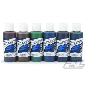 Proline Rc Body Paint Candy Colour Set (Red/Yell/Gre/Blue/Vio/Turq) – RC Cars