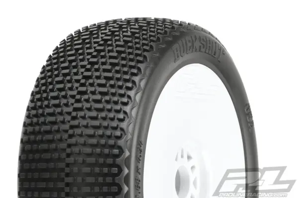 Proline 'Buck Shot' M3 Premount Velocity V2 White Wheels (2) – view 2