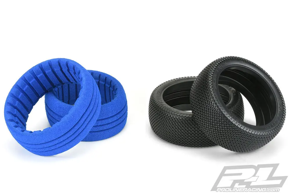 Proline 'Slide Lock' S2 Medium 1/8 Buggy Tyres W/Closed Cell – RC Cars