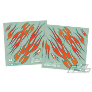 Proline Hot Rod Shop Red/Blue Universal Graphics Kit – RC Cars