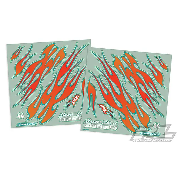 Proline Hot Rod Shop Red/Blue Universal Graphics Kit – RC Cars