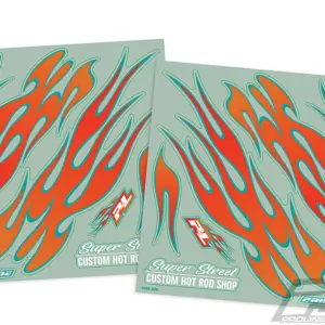 Proline Hot Rod Shop Red/Blue Universal Graphics Kit – RC Cars