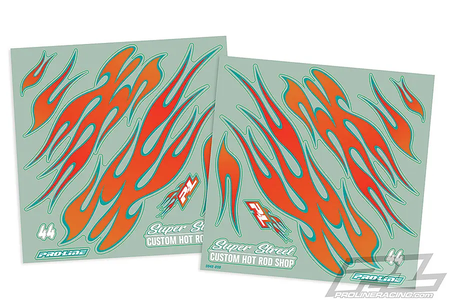 Proline Hot Rod Shop Red/Blue Universal Graphics Kit – RC Cars