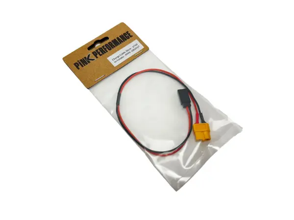 Pink Performance Charge Cable 30cm - XT60 to Futaba