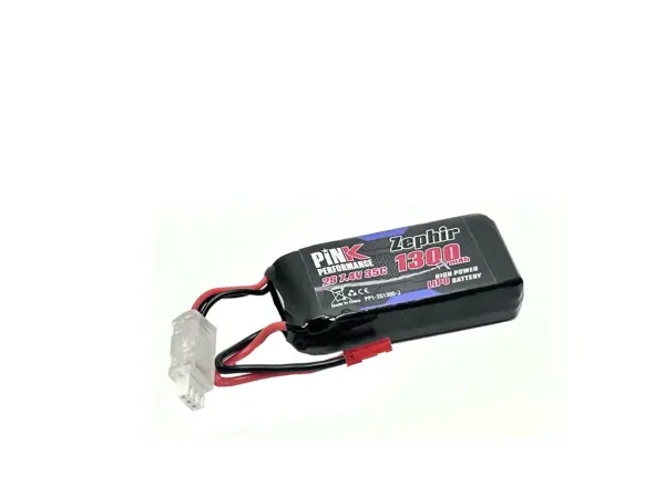 Pink Performance Zephir Lipo 2s 7.4v-1300-35c (Jst) 72x34x15mm 71g – view 4