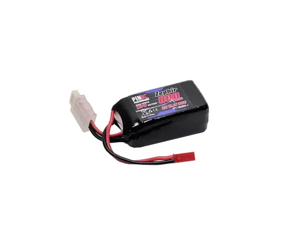 Pink Performance Zephir Lipo 3s 11.1v-800-35c (Jst) 70x31x20.5mm 72g – view 4