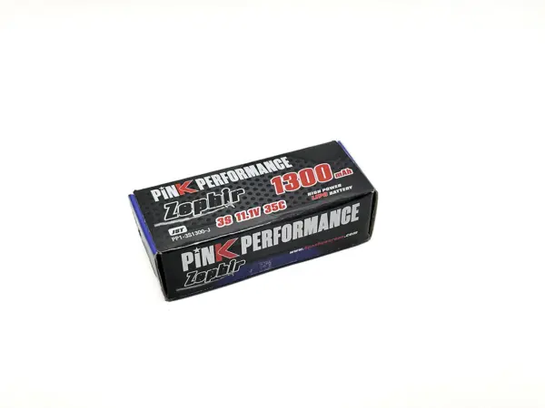 Pink Performance Zephir Lipo 3s 11.1v-1300-35c (Jst) 72x34x24mm 106g – view 2