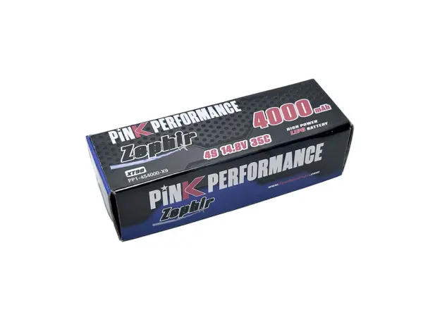 Pink Performance Zephir Lipo 4s 14.8v-4000-35c (Xt90)138x45x31mm 415g – view 2