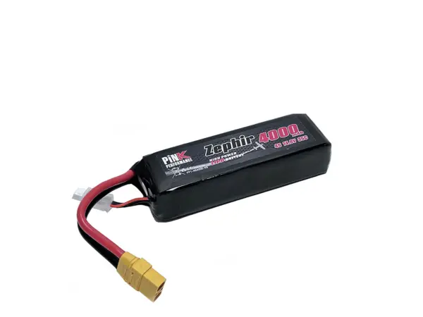 Pink Performance Zephir Lipo 4s 14.8v-4000-35c (Xt90)138x45x31mm 415g – view 4