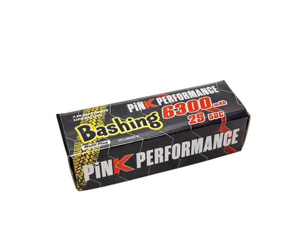 Pink Bashing Lipo 2s 7.4v-6300-50c (Multi) 139x47x25mm 325g – view 2