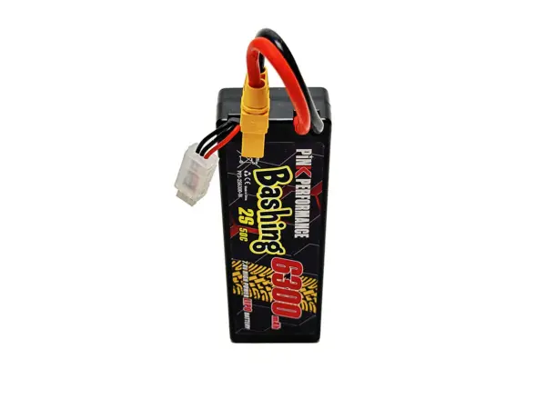 Pink Bashing Lipo 2s 7.4v-6300-50c (Multi) 139x47x25mm 325g – view 6